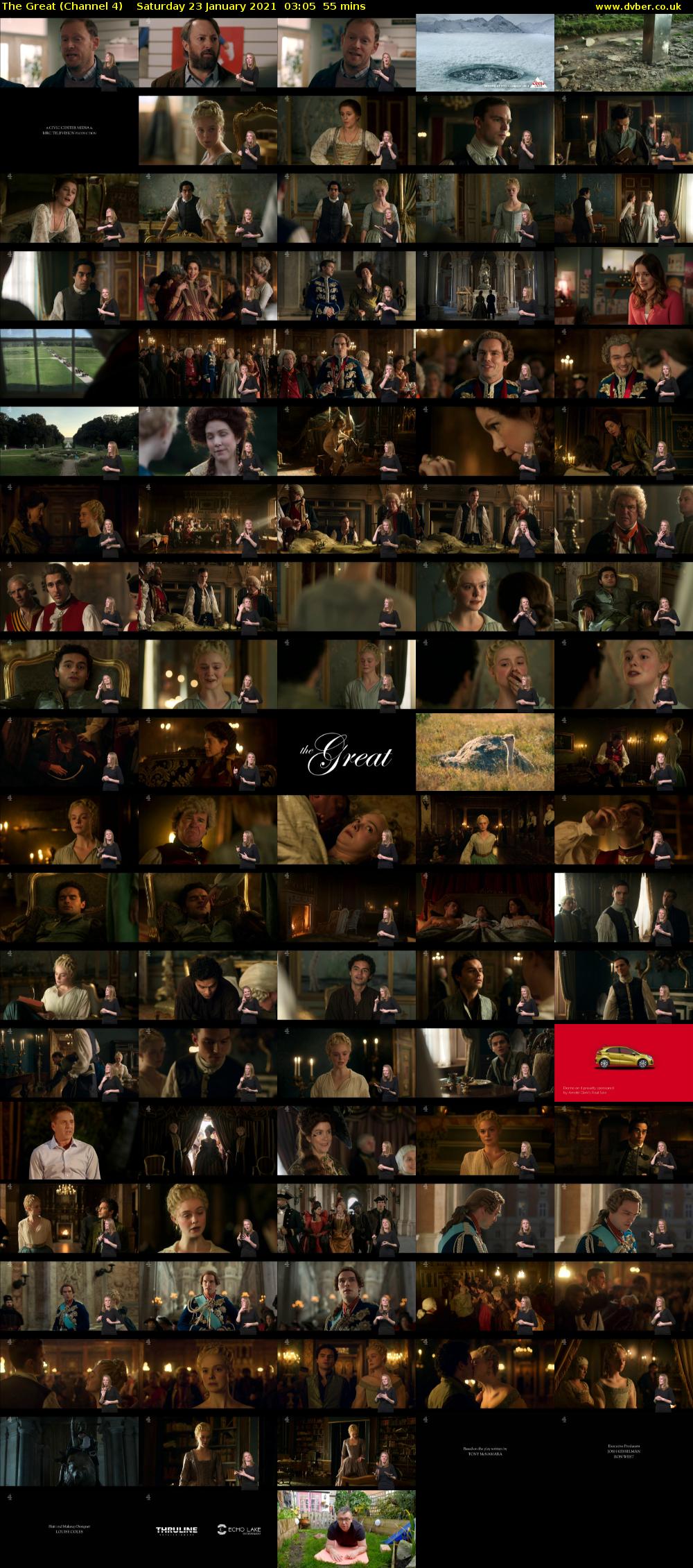 The Great (Channel 4) Saturday 23 January 2021 03:05 - 04:00