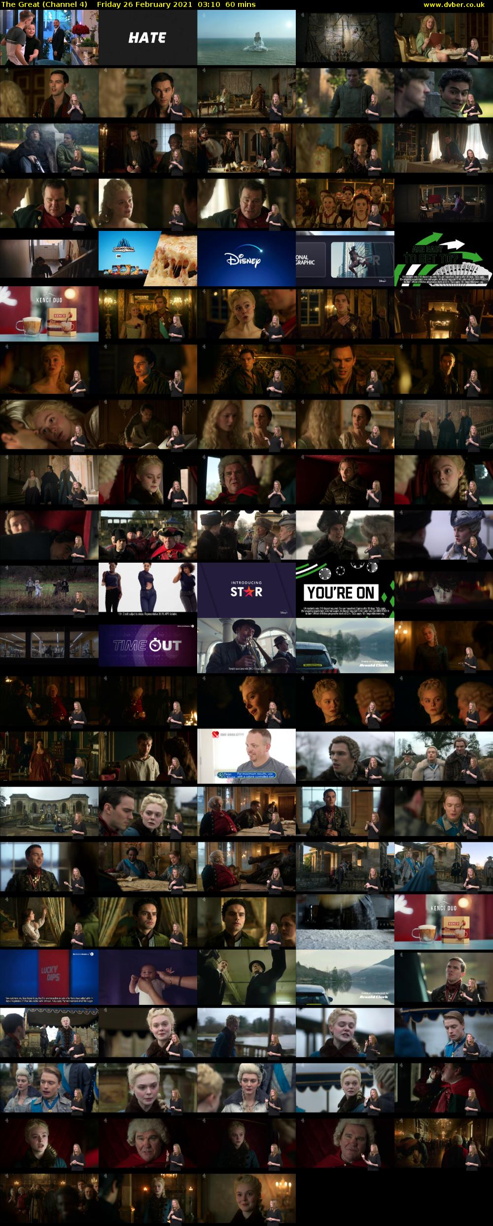 The Great (Channel 4) Friday 26 February 2021 03:10 - 04:10