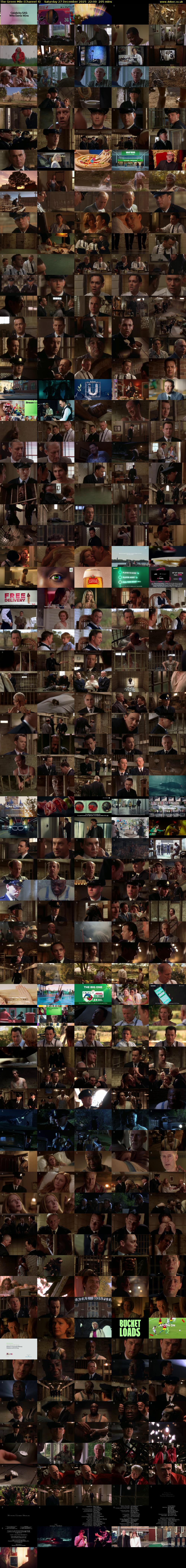 The Green Mile (Channel 4) Saturday 27 December 2025 22:00 - 01:25