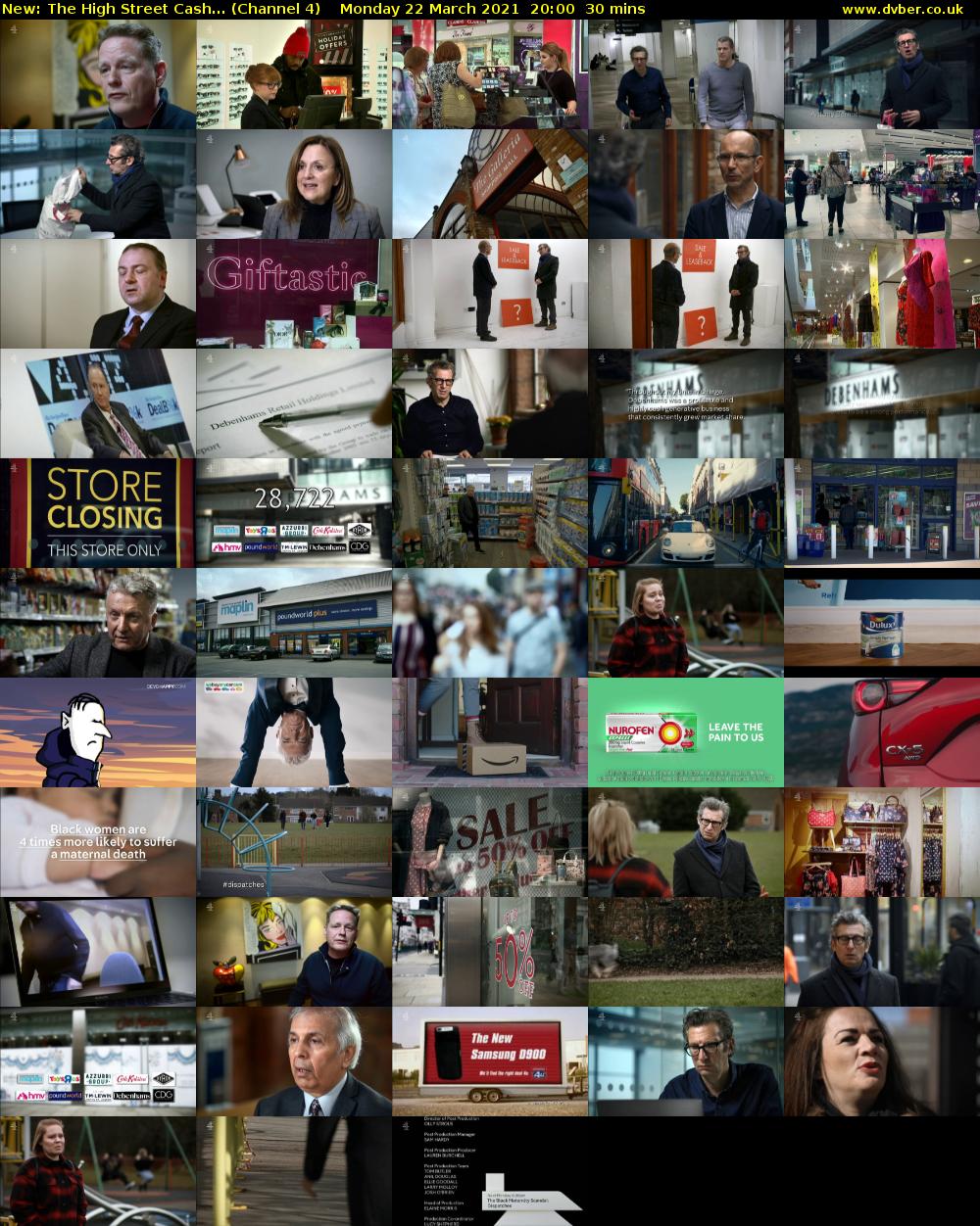 The High Street Cash... (Channel 4) Monday 22 March 2021 20:00 - 20:30