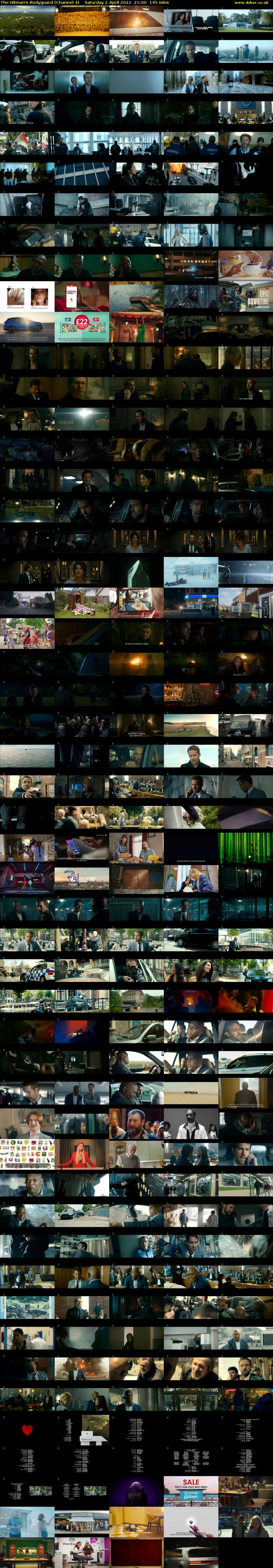 The Hitman's Bodyguard (Channel 4) Saturday 2 April 2022 21:00 - 23:25