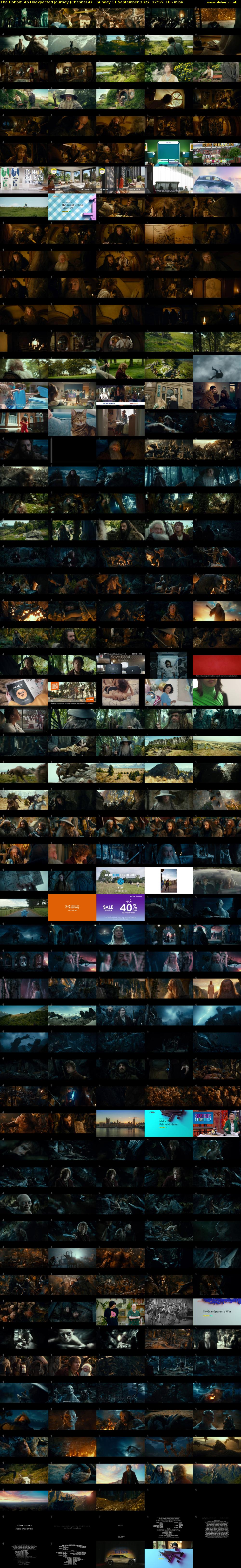 The Hobbit: An Unexpected Journey (Channel 4) Sunday 11 September 2022 22:55 - 02:00