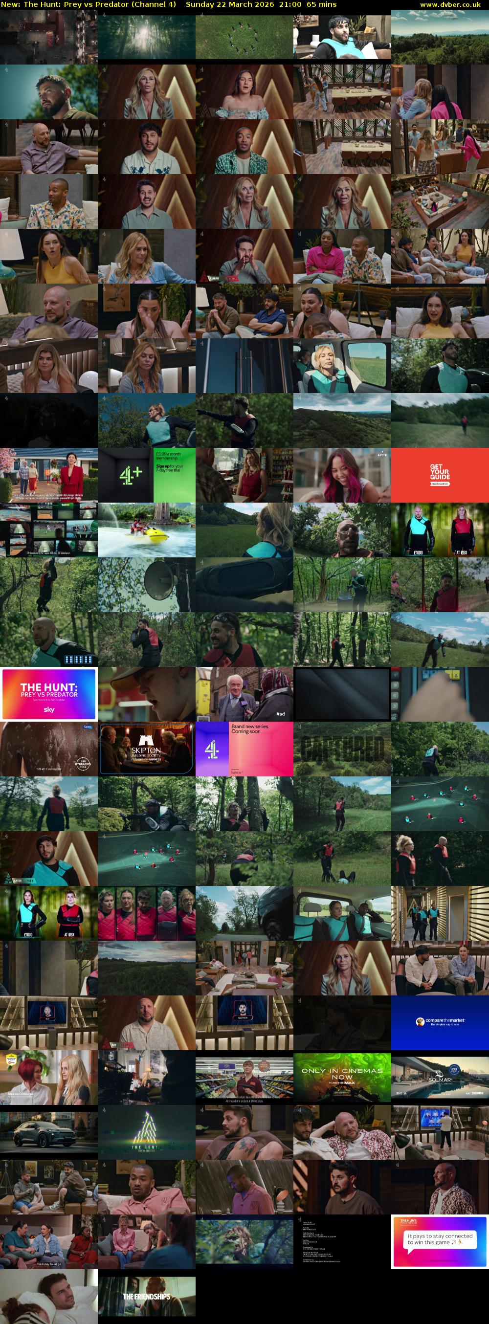 The Hunt: Prey vs Predator (Channel 4) Sunday 22 March 2026 21:00 - 22:05