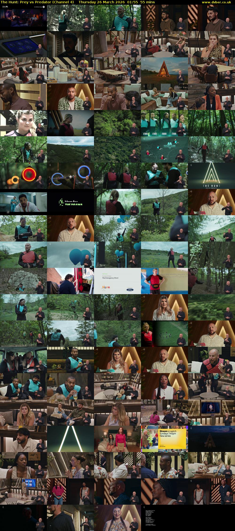 The Hunt: Prey vs Predator (Channel 4) Thursday 26 March 2026 01:55 - 02:50