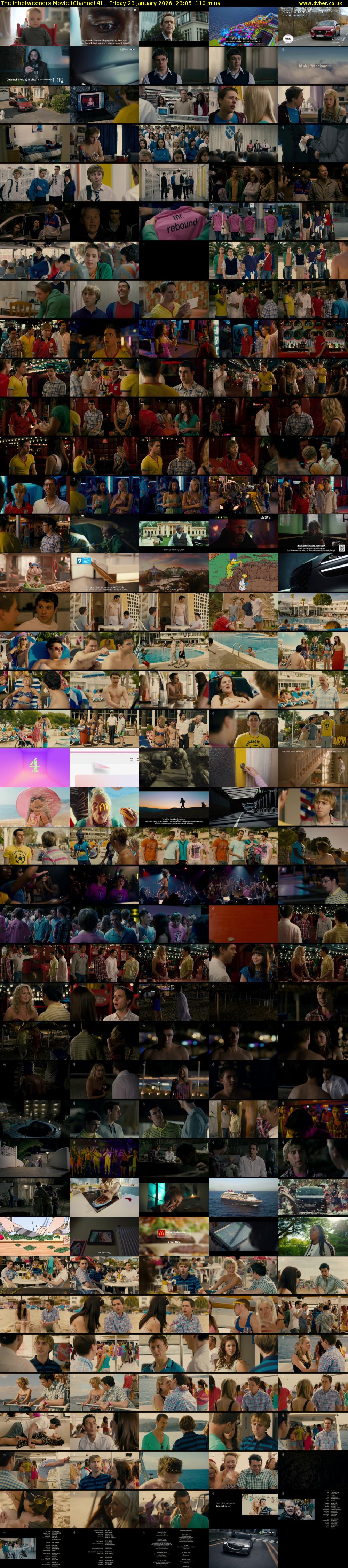 The Inbetweeners Movie (Channel 4) Friday 23 January 2026 23:05 - 00:55