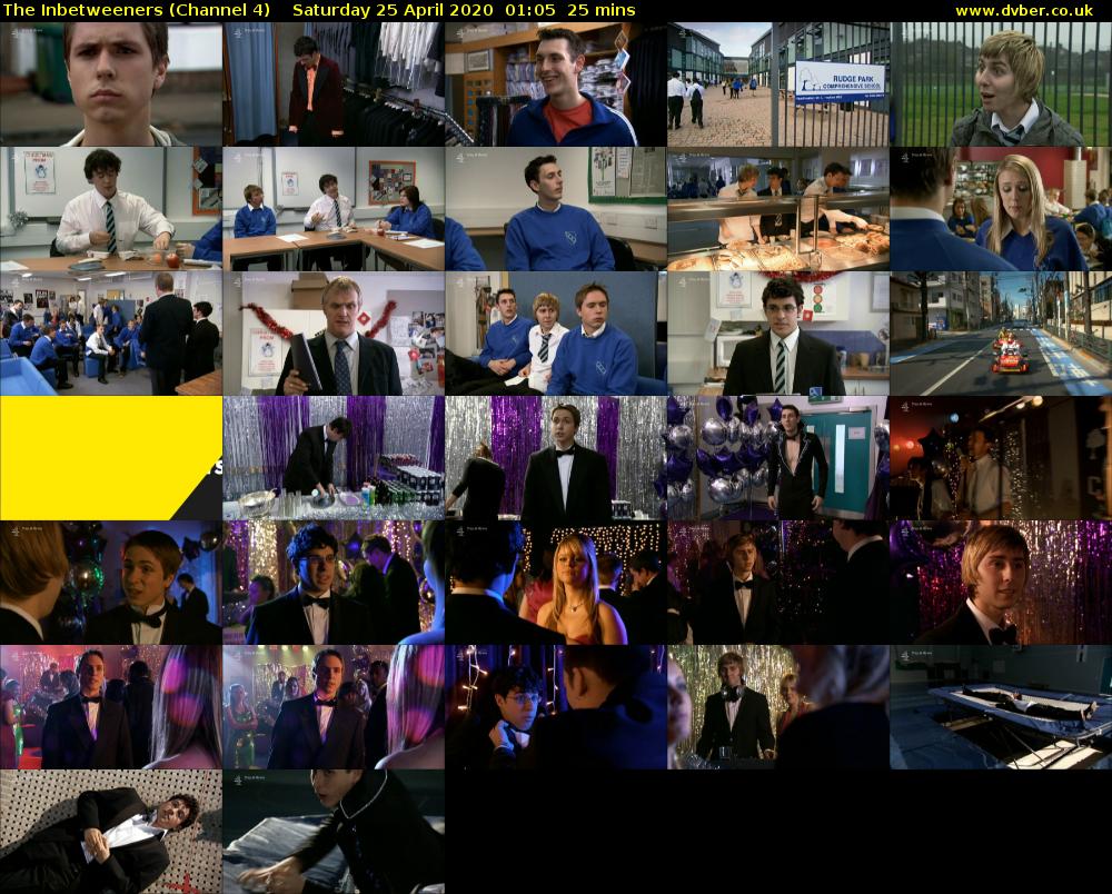 The Inbetweeners (Channel 4) Saturday 25 April 2020 01:05 - 01:30
