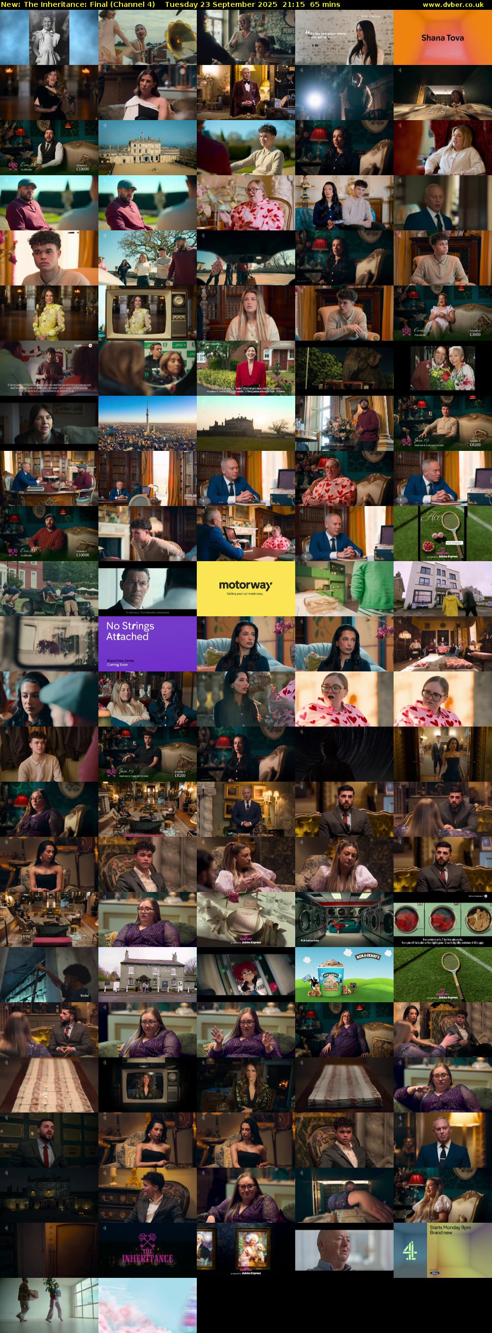 The Inheritance: Final (Channel 4) Tuesday 23 September 2025 21:15 - 22:20