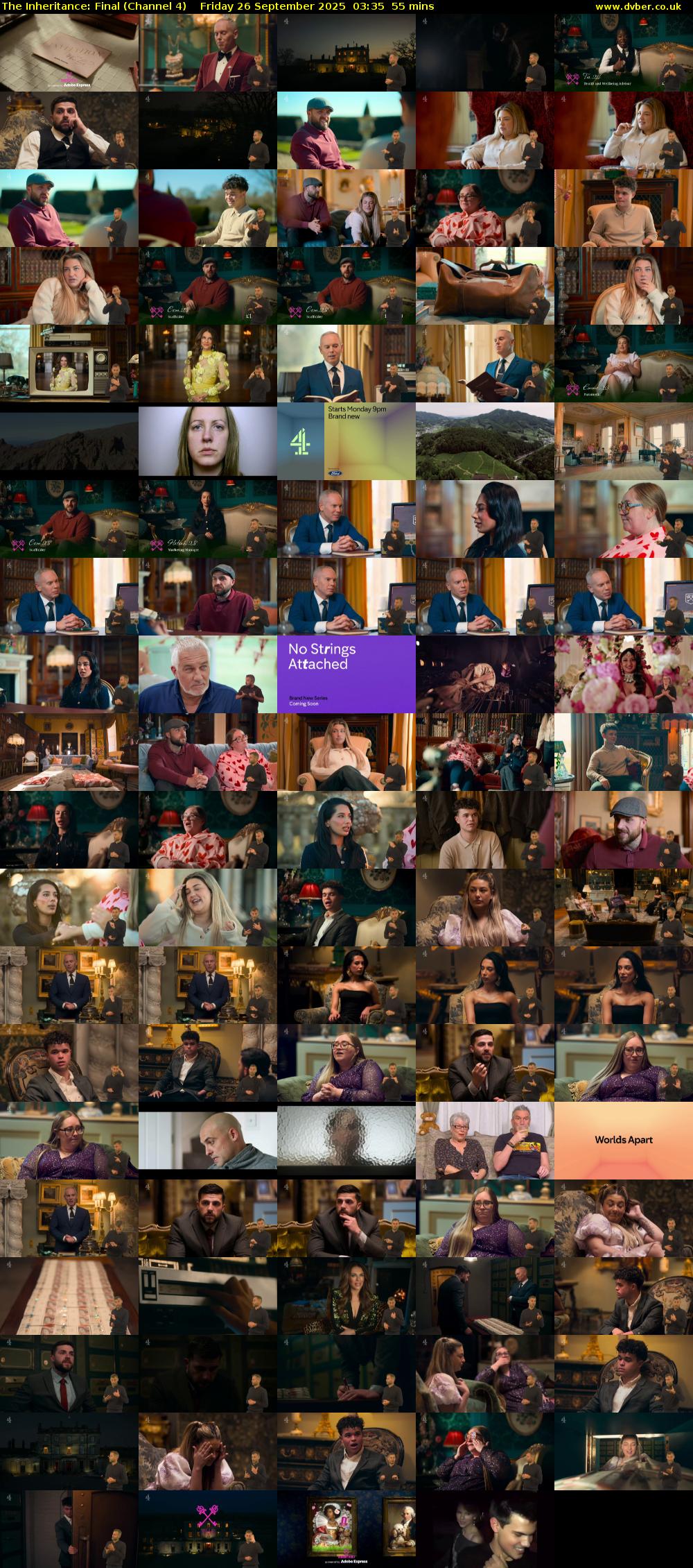 The Inheritance: Final (Channel 4) Friday 26 September 2025 03:35 - 04:30