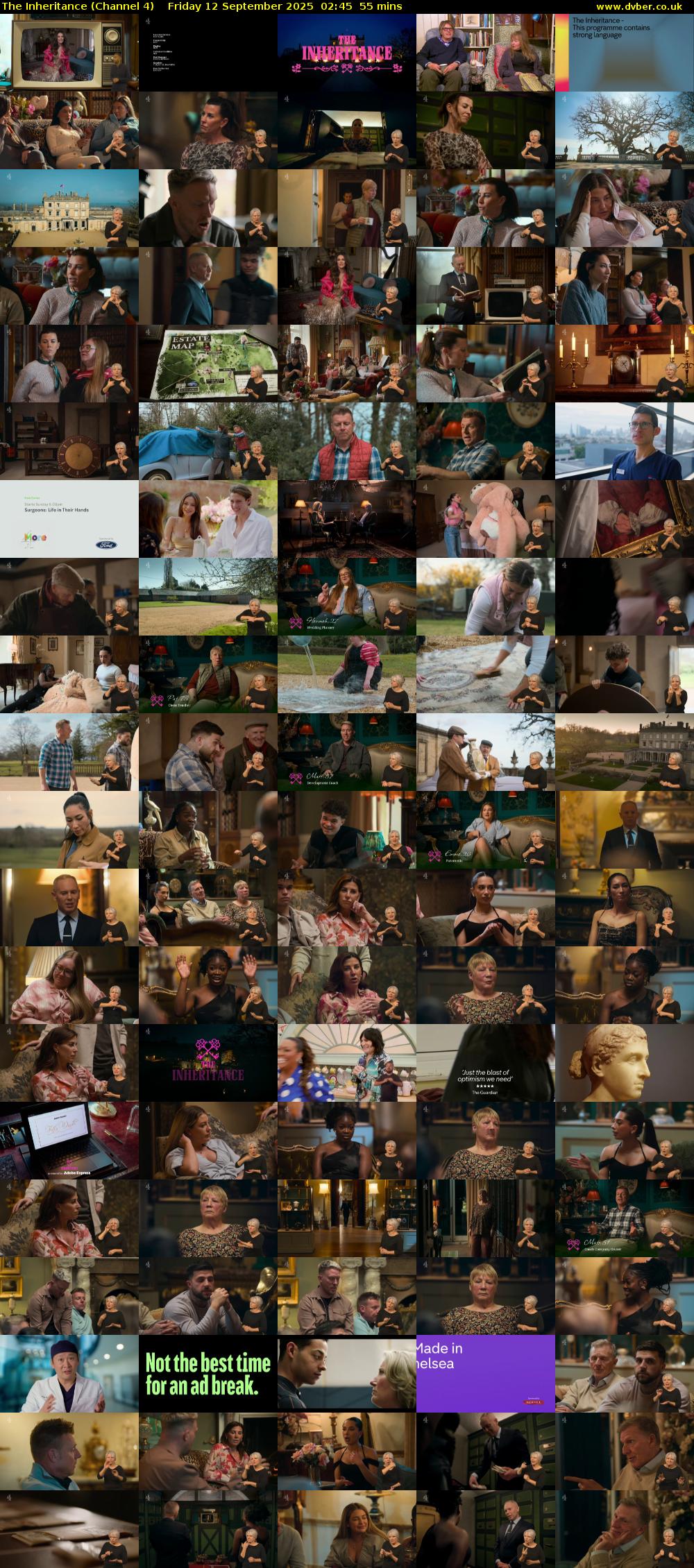 The Inheritance (Channel 4) Friday 12 September 2025 02:45 - 03:40