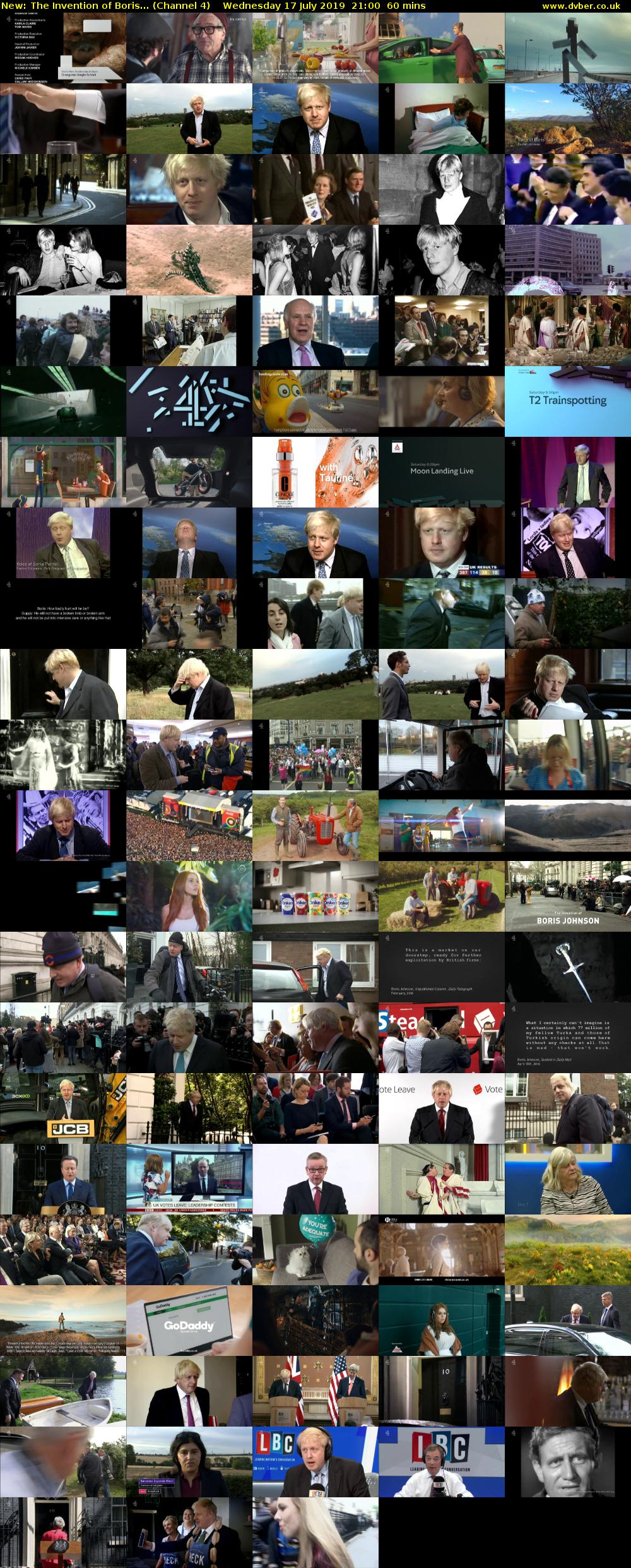 The Invention of Boris... (Channel 4) Wednesday 17 July 2019 21:00 - 22:00