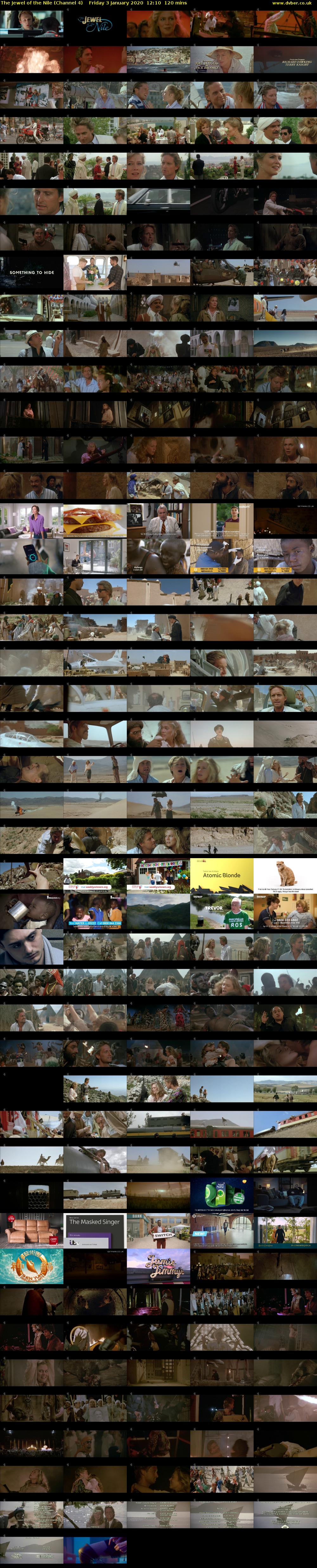 The Jewel of the Nile (Channel 4) Friday 3 January 2020 12:10 - 14:10