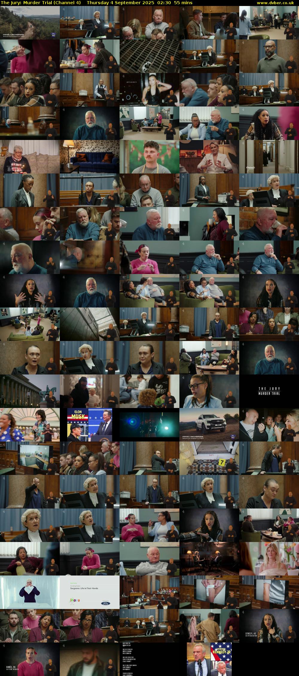 The Jury: Murder Trial (Channel 4) Thursday 4 September 2025 02:30 - 03:25