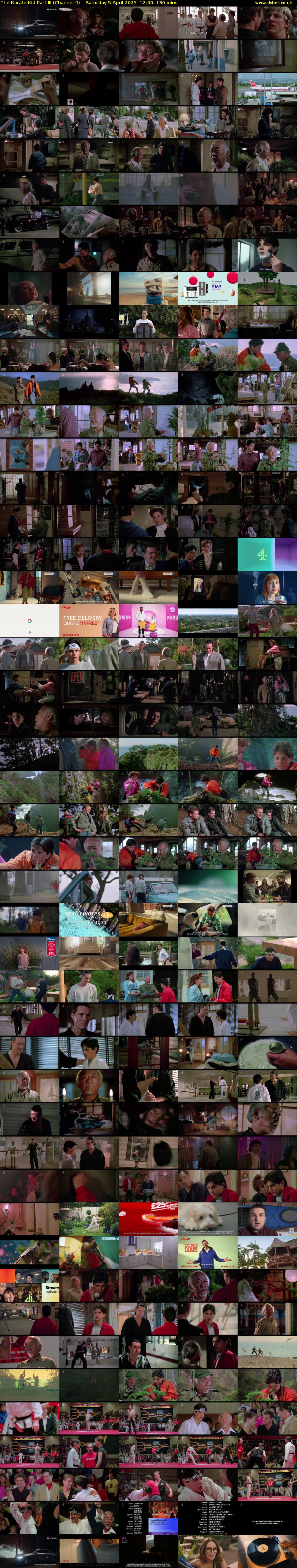 The Karate Kid Part III (Channel 4) Saturday 5 April 2025 12:00 - 14:10