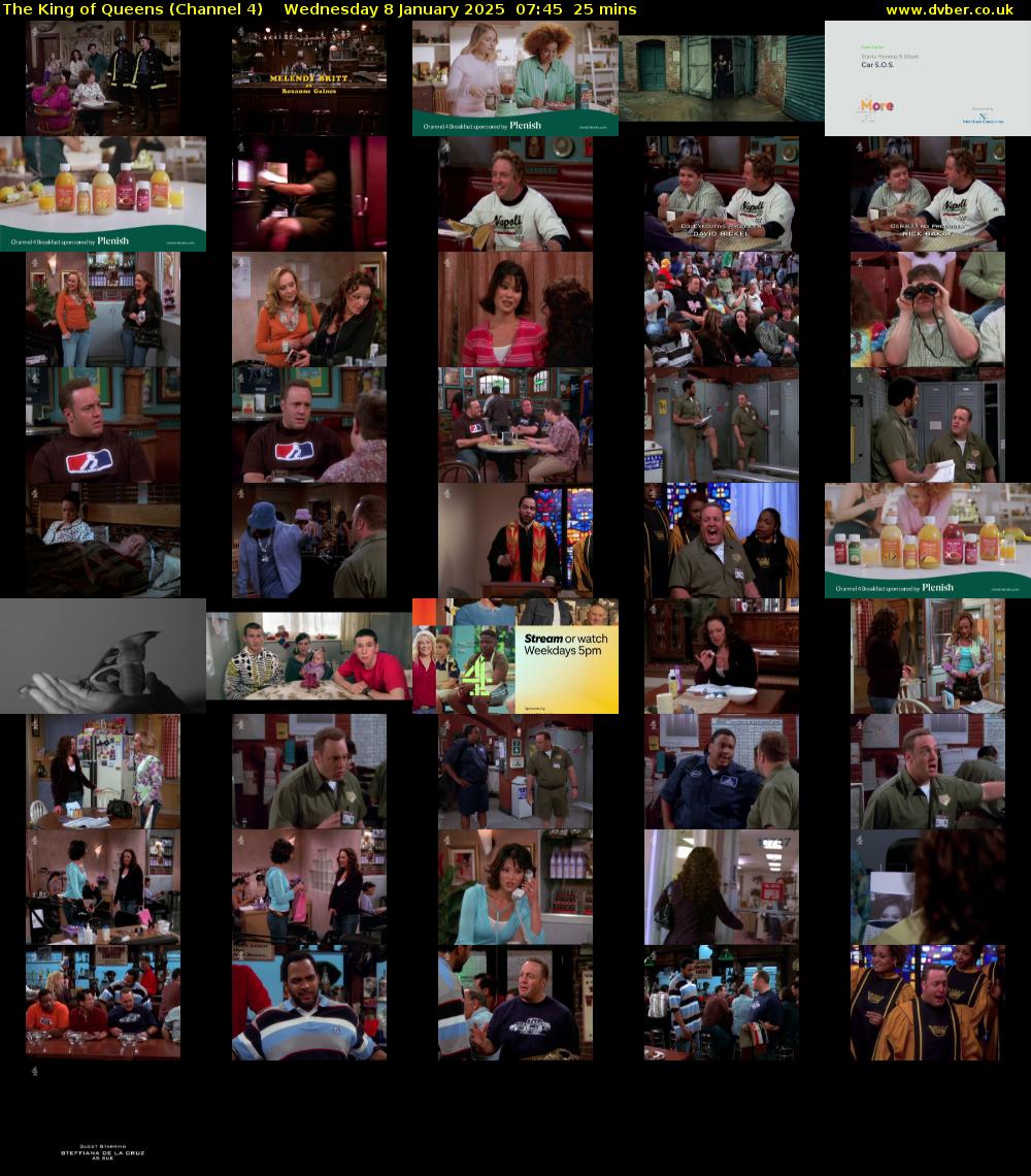 The King of Queens (Channel 4) Wednesday 8 January 2025 07:45 - 08:10