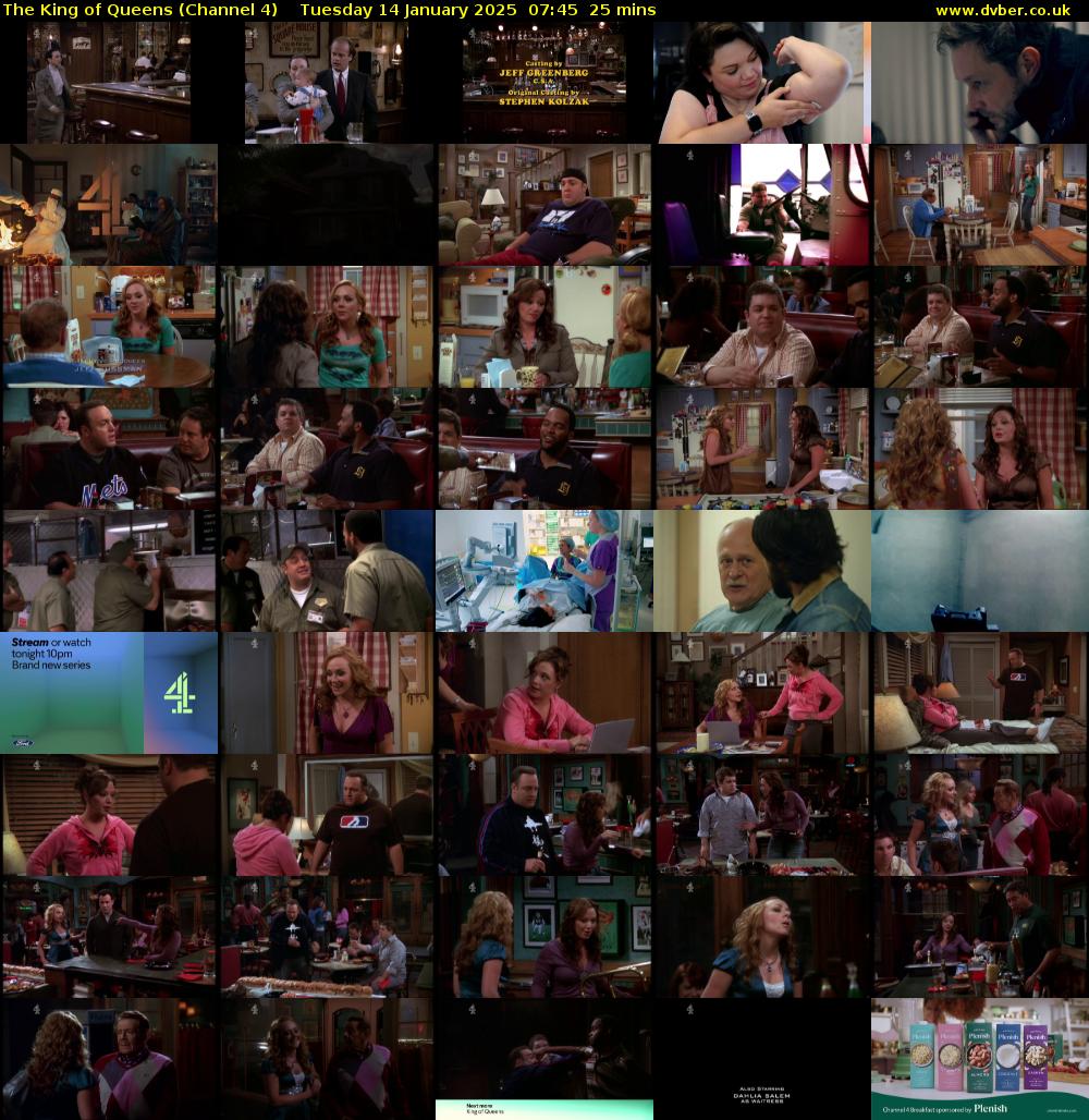 The King of Queens (Channel 4) Tuesday 14 January 2025 07:45 - 08:10
