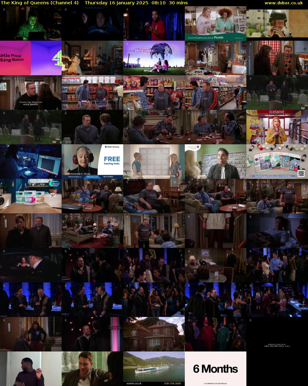 The King of Queens (Channel 4) Thursday 16 January 2025 08:10 - 08:40