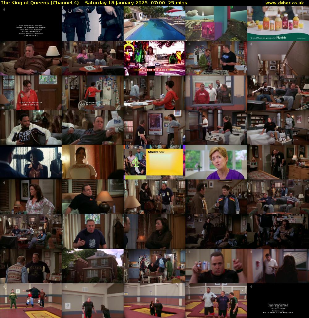 The King of Queens (Channel 4) Saturday 18 January 2025 07:00 - 07:25
