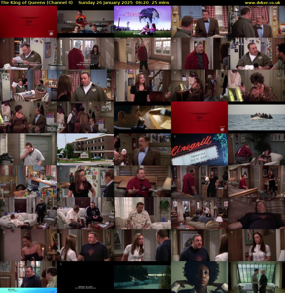 The King of Queens (Channel 4) Sunday 26 January 2025 06:20 - 06:45