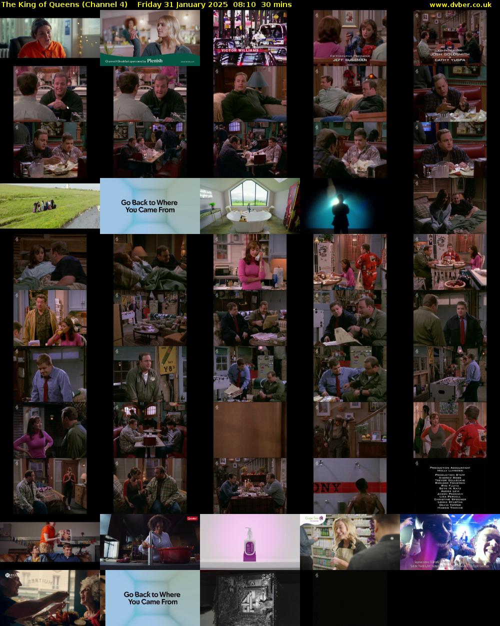 The King of Queens (Channel 4) Friday 31 January 2025 08:10 - 08:40