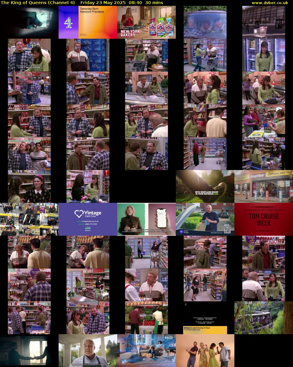 The King of Queens (Channel 4) Friday 23 May 2025 08:40 - 09:10