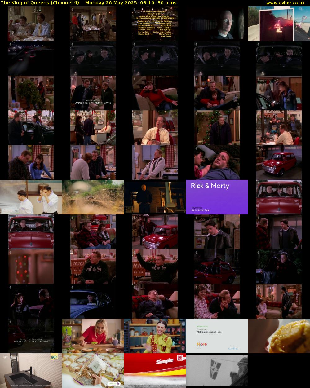 The King of Queens (Channel 4) Monday 26 May 2025 08:10 - 08:40