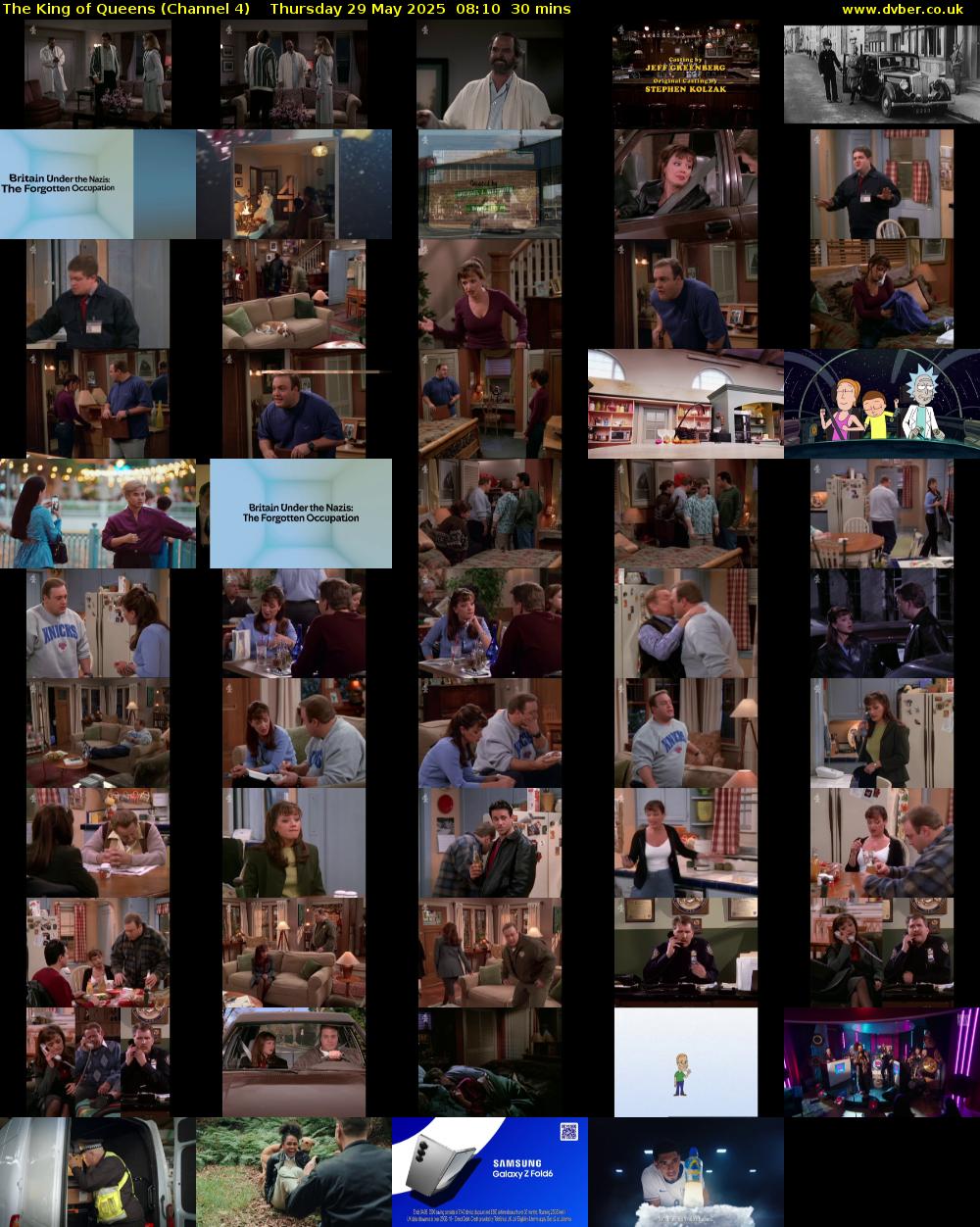 The King of Queens (Channel 4) Thursday 29 May 2025 08:10 - 08:40