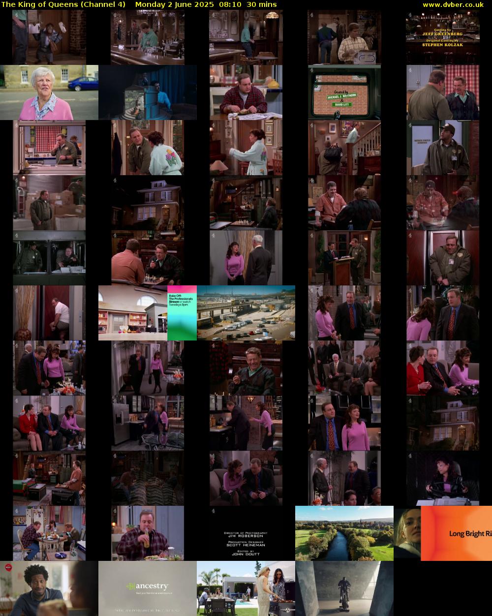 The King of Queens (Channel 4) Monday 2 June 2025 08:10 - 08:40