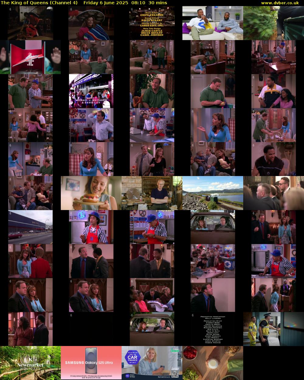 The King of Queens (Channel 4) Friday 6 June 2025 08:10 - 08:40