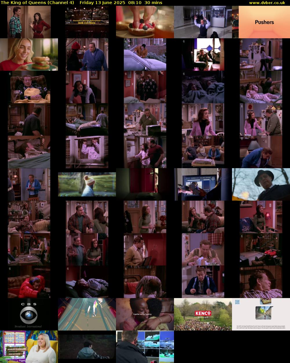 The King of Queens (Channel 4) Friday 13 June 2025 08:10 - 08:40