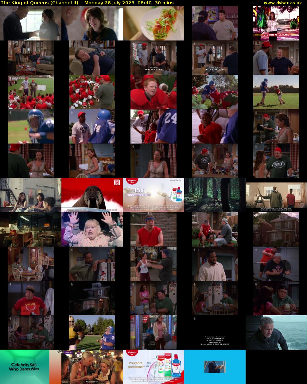 The King of Queens (Channel 4) Monday 28 July 2025 08:40 - 09:10