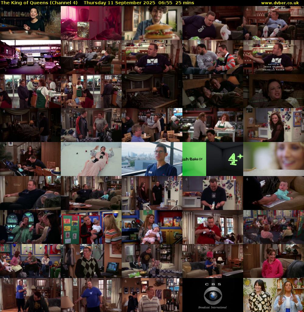 The King of Queens (Channel 4) Thursday 11 September 2025 06:55 - 07:20