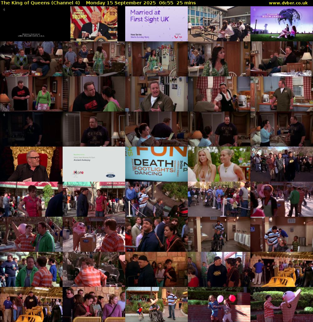 The King of Queens (Channel 4) Monday 15 September 2025 06:55 - 07:20