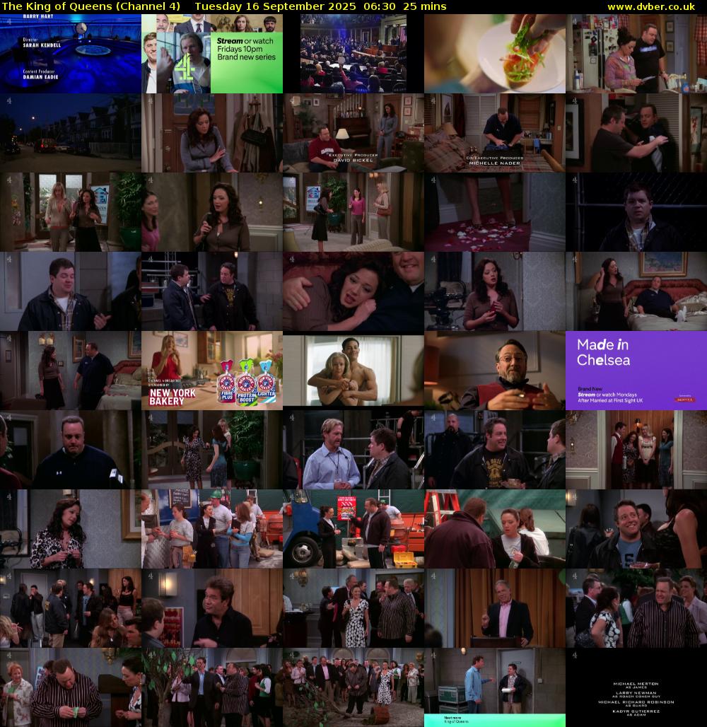 The King of Queens (Channel 4) Tuesday 16 September 2025 06:30 - 06:55