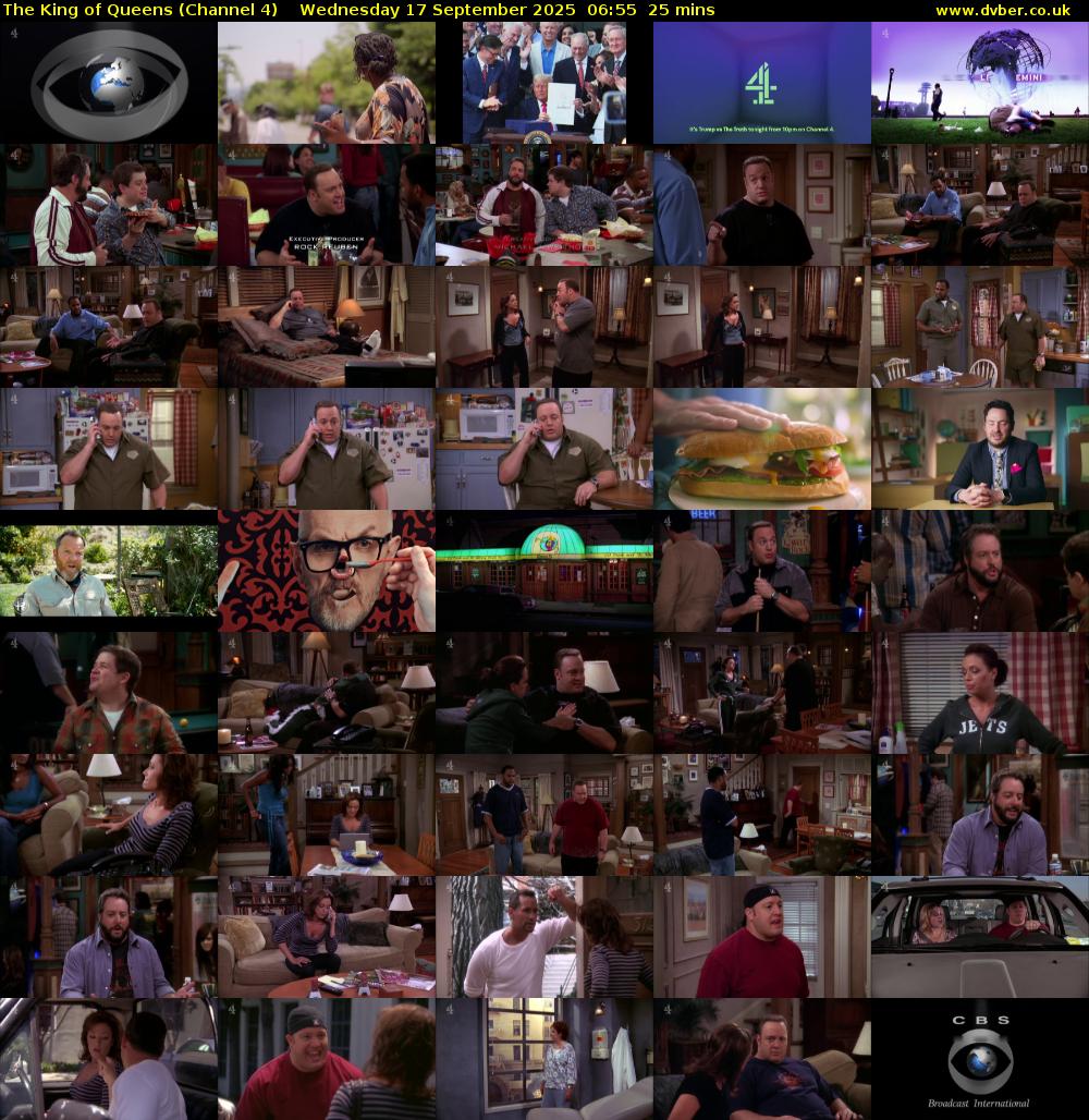 The King of Queens (Channel 4) Wednesday 17 September 2025 06:55 - 07:20