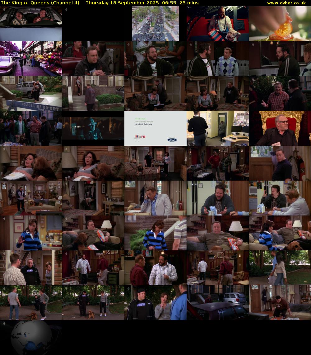 The King of Queens (Channel 4) Thursday 18 September 2025 06:55 - 07:20