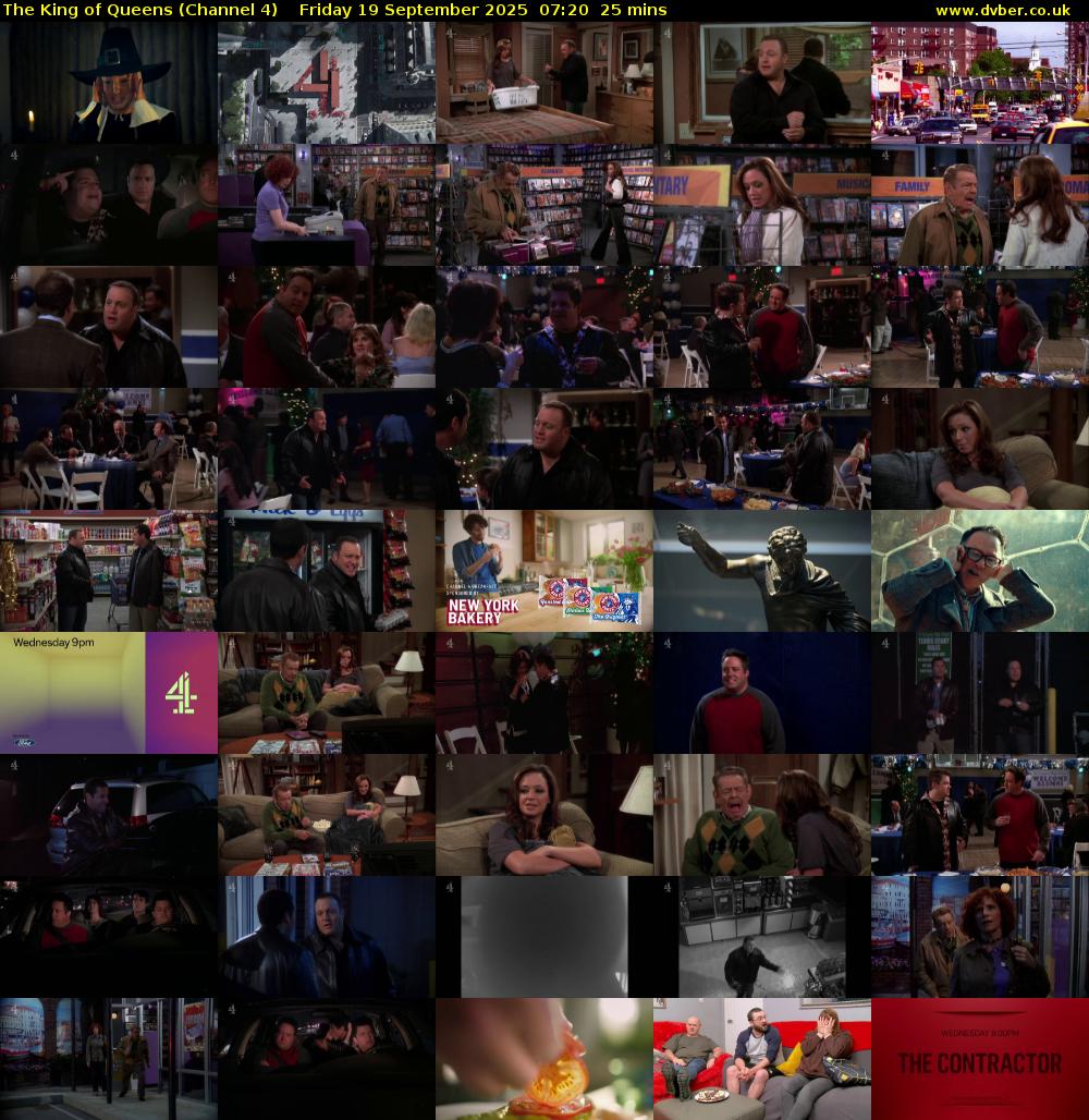 The King of Queens (Channel 4) Friday 19 September 2025 07:20 - 07:45