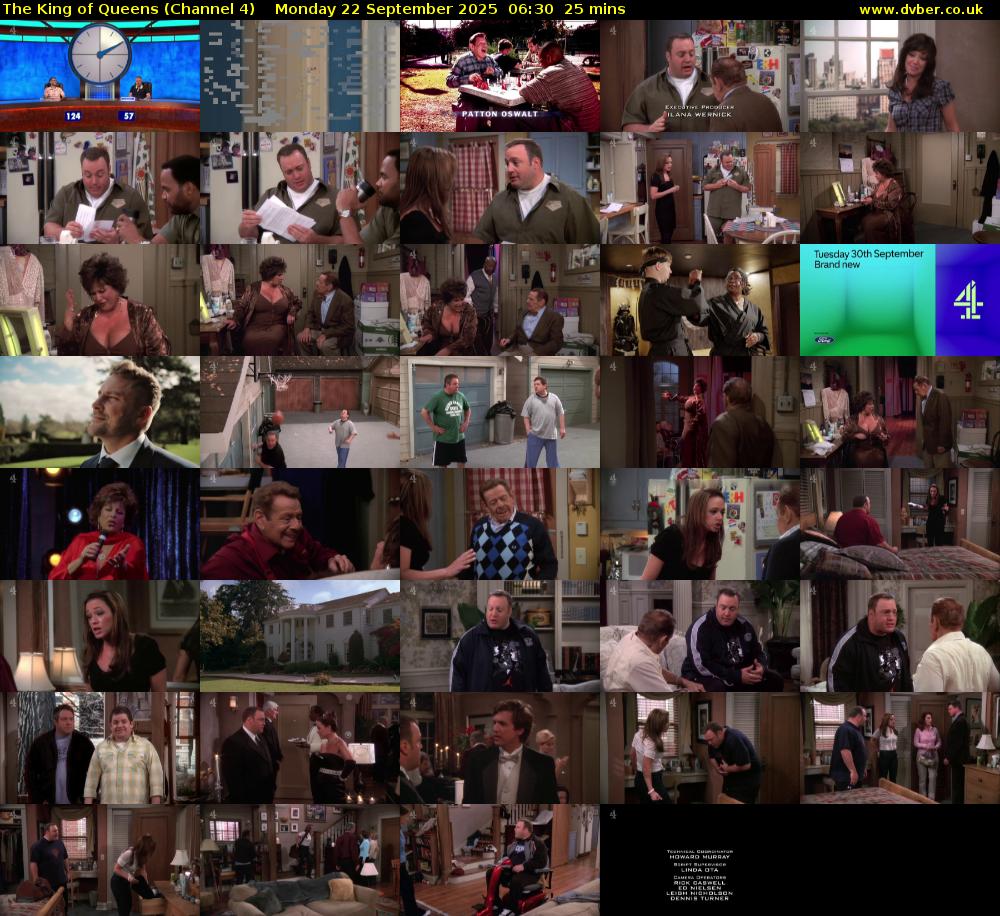 The King of Queens (Channel 4) Monday 22 September 2025 06:30 - 06:55