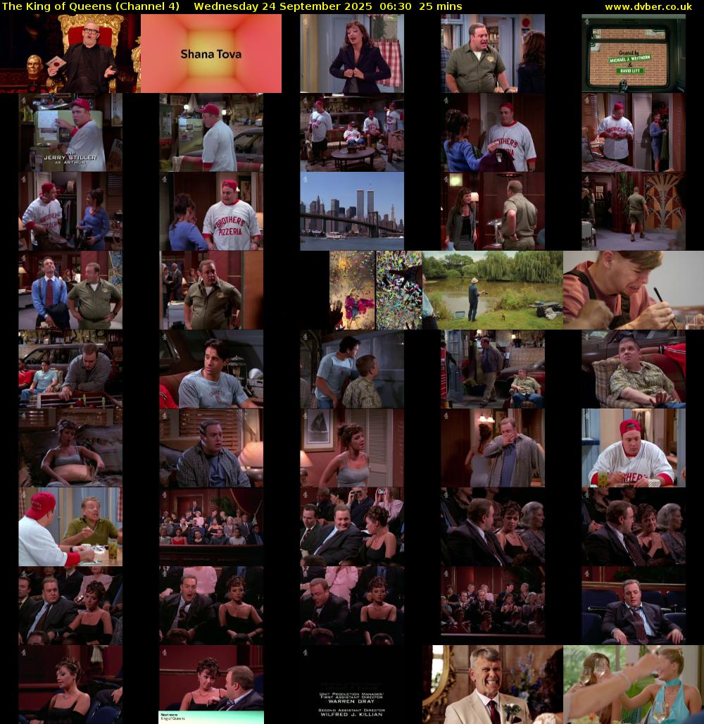 The King of Queens (Channel 4) Wednesday 24 September 2025 06:30 - 06:55