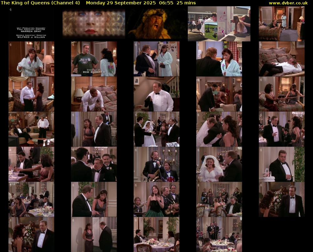 The King of Queens (Channel 4) Monday 29 September 2025 06:55 - 07:20