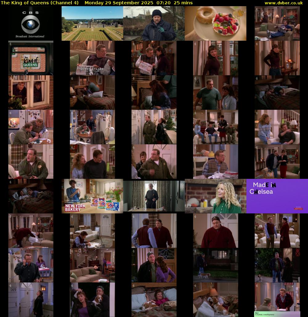 The King of Queens (Channel 4) Monday 29 September 2025 07:20 - 07:45