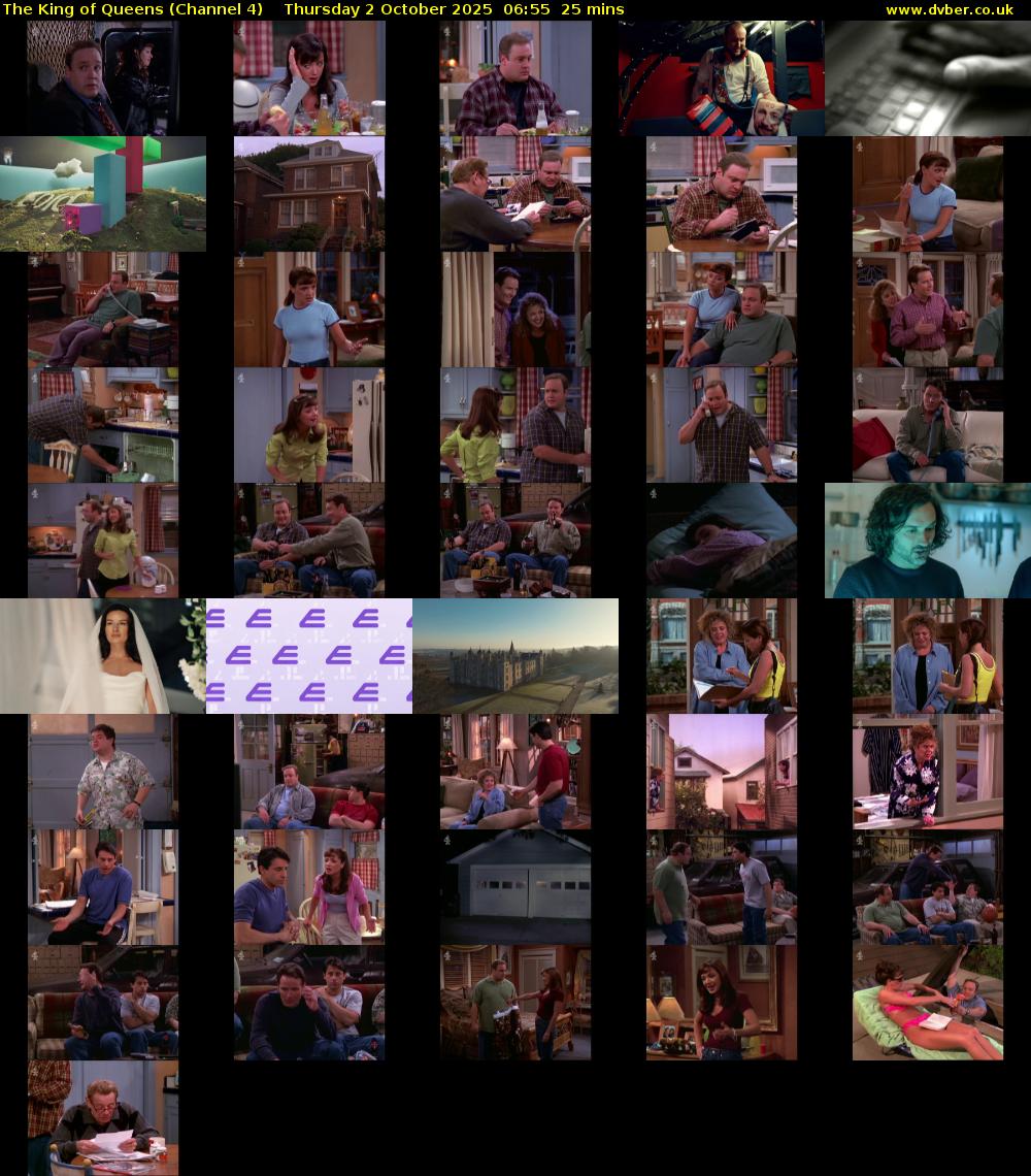 The King of Queens (Channel 4) Thursday 2 October 2025 06:55 - 07:20