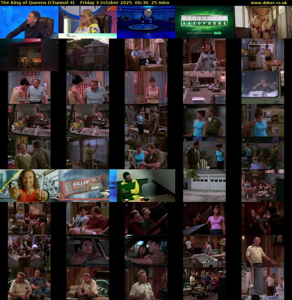 The King of Queens (Channel 4) Friday 3 October 2025 06:30 - 06:55