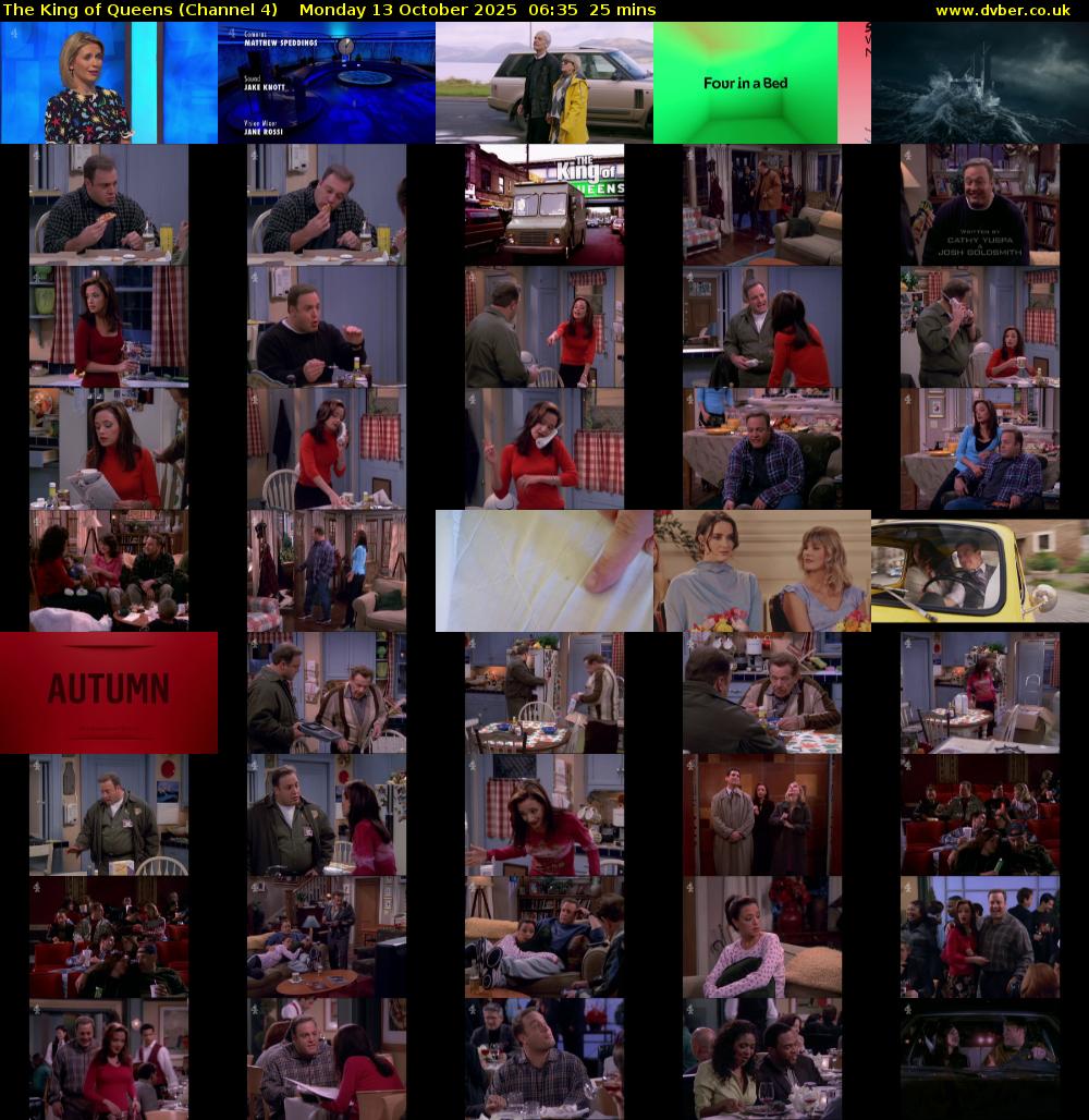 The King of Queens (Channel 4) Monday 13 October 2025 06:35 - 07:00