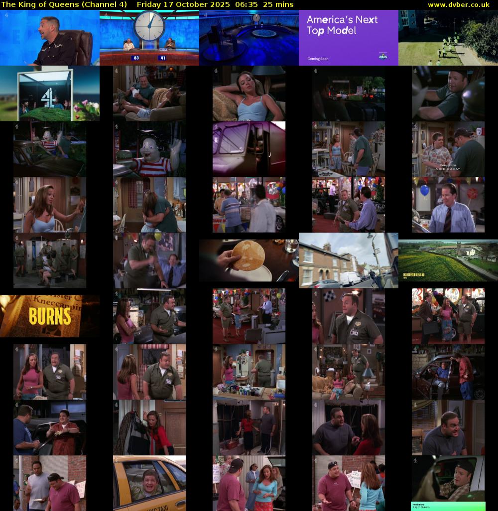 The King of Queens (Channel 4) Friday 17 October 2025 06:35 - 07:00