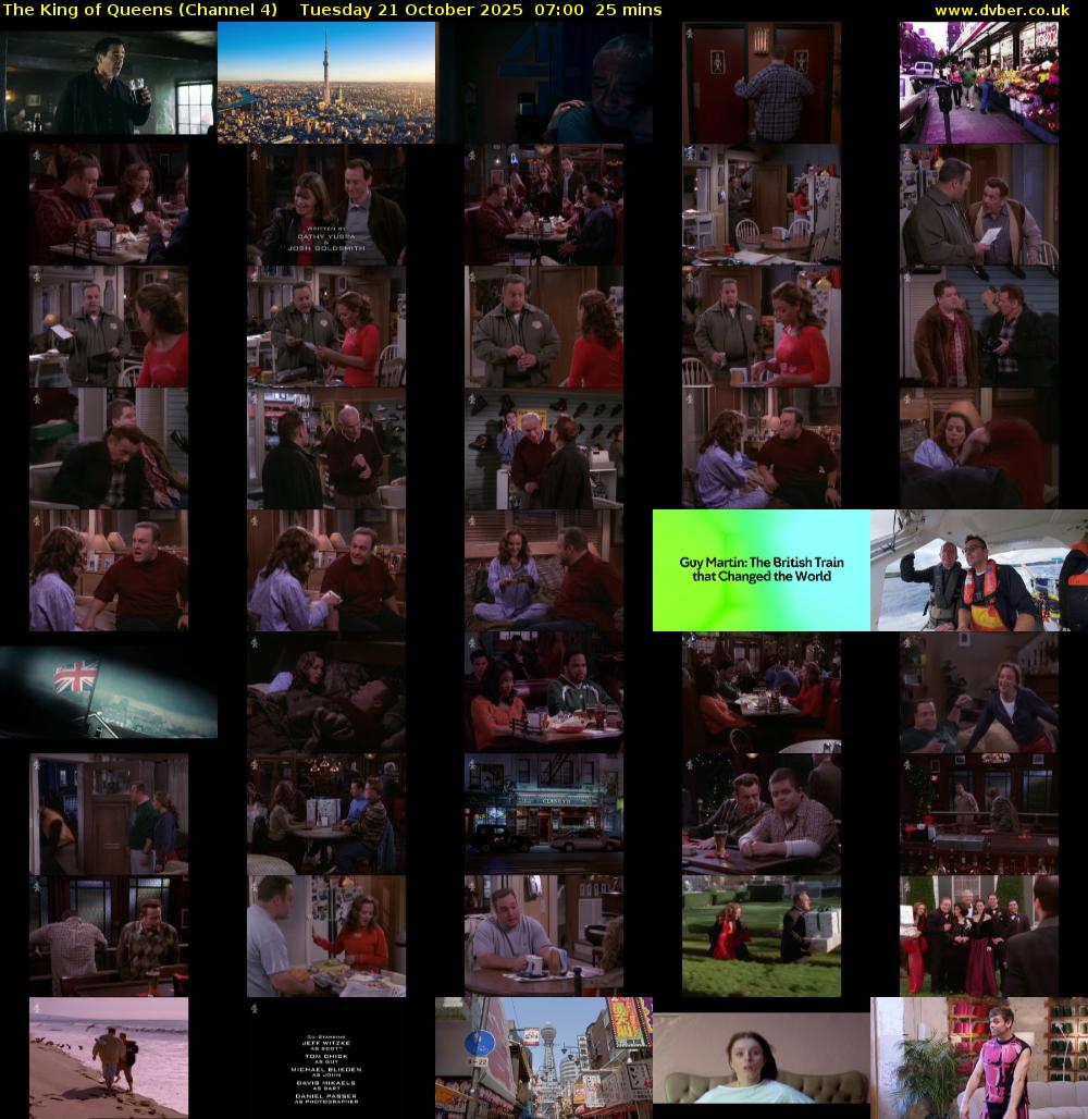 The King of Queens (Channel 4) Tuesday 21 October 2025 07:00 - 07:25