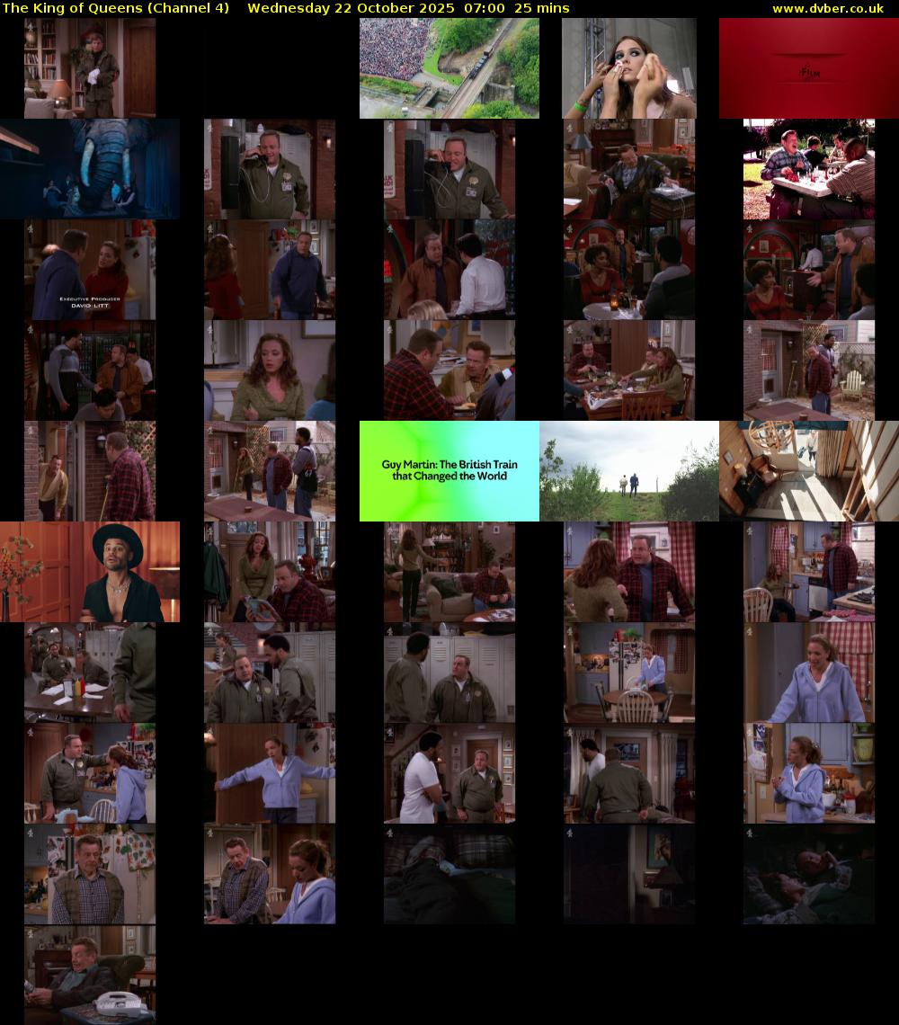 The King of Queens (Channel 4) Wednesday 22 October 2025 07:00 - 07:25