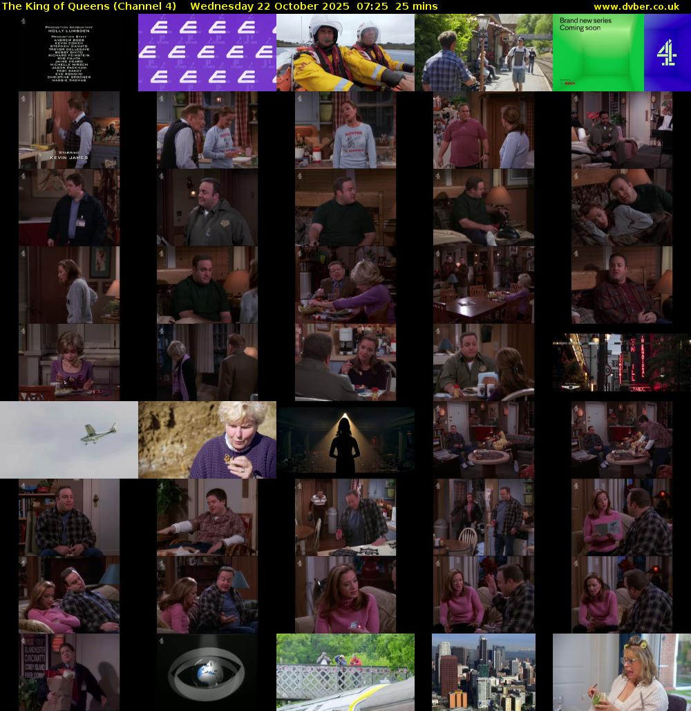 The King of Queens (Channel 4) Wednesday 22 October 2025 07:25 - 07:50