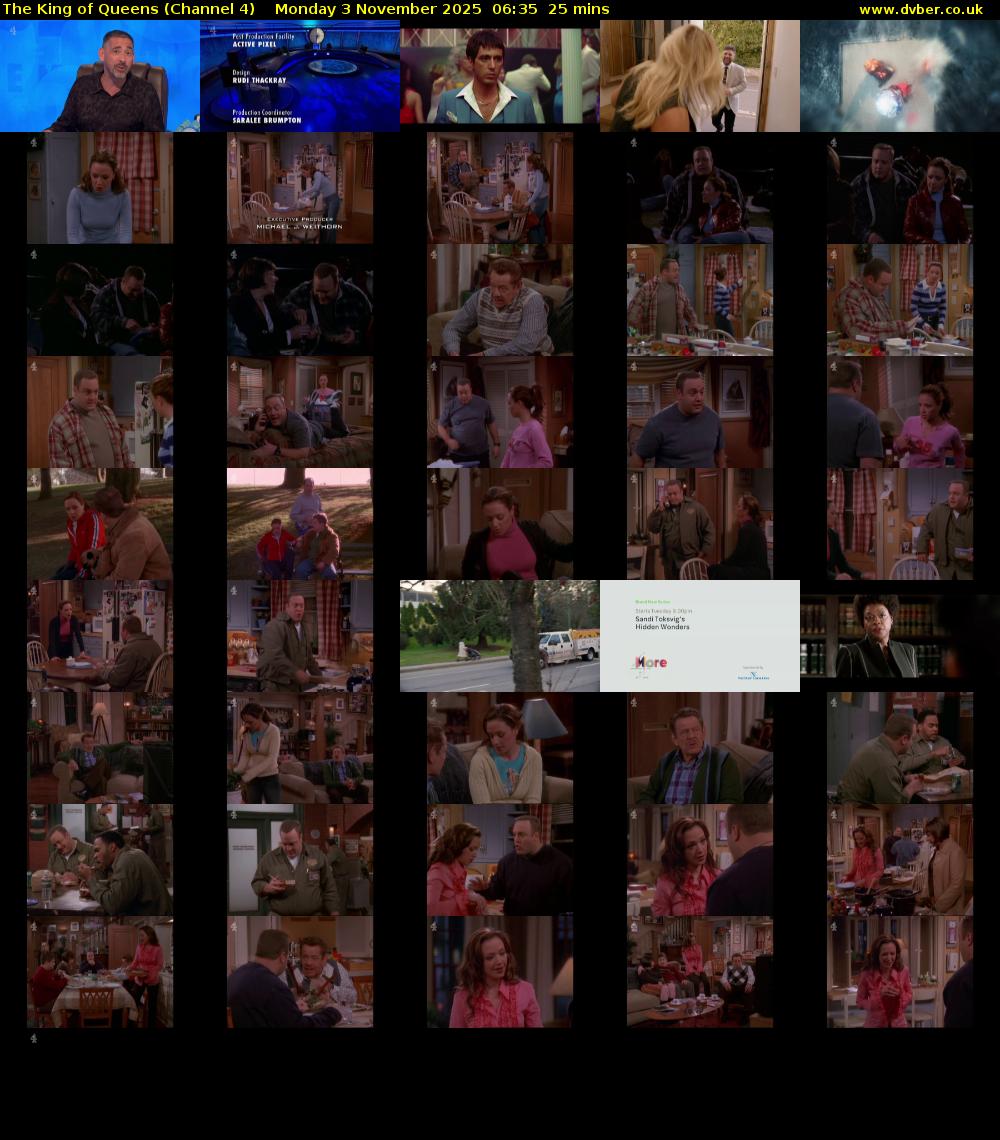 The King of Queens (Channel 4) Monday 3 November 2025 06:35 - 07:00