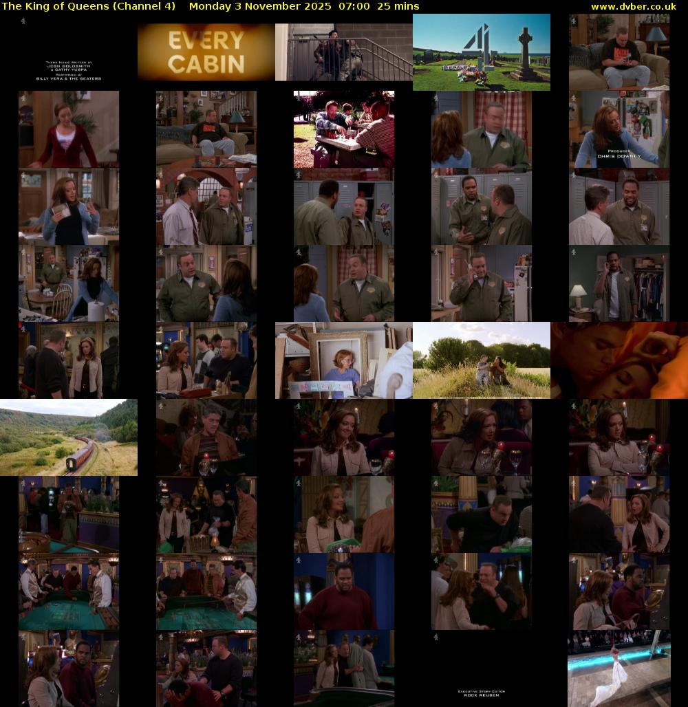 The King of Queens (Channel 4) Monday 3 November 2025 07:00 - 07:25