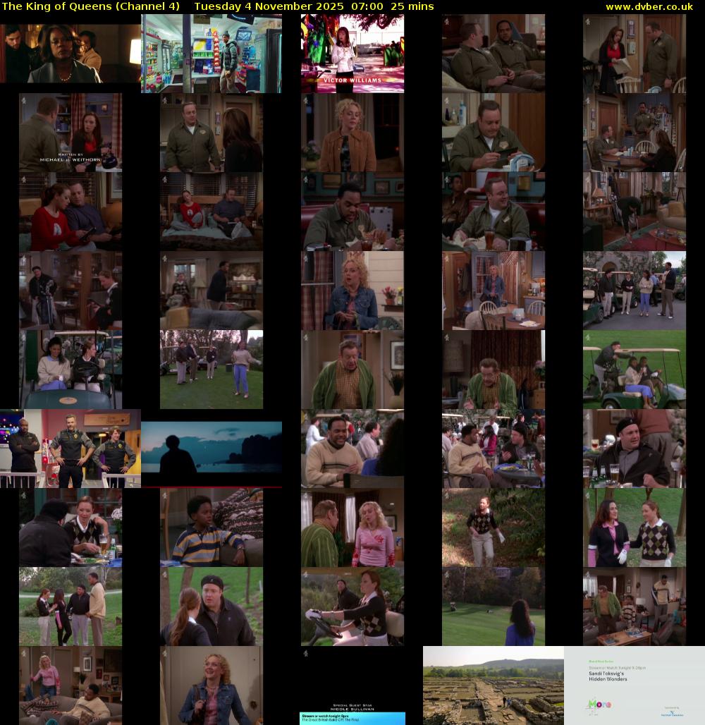 The King of Queens (Channel 4) Tuesday 4 November 2025 07:00 - 07:25